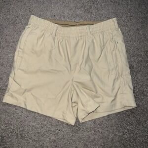 Bird Dogs Mens Tan Boom For Your Boomstick Unlined Shorts Small Performance 5"